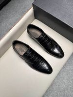 Berluti Black calfskin Leather Shoes-Berluti Man Business Leather Shoes